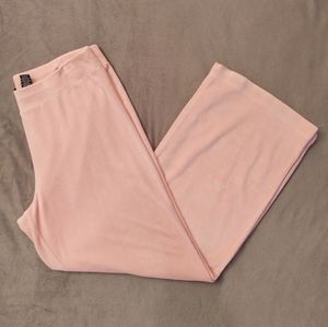 NYJeans pink velour joggers size Medium